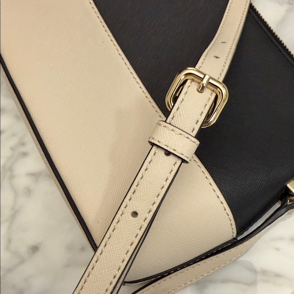 Kate Spade Black and Cream Crossbody Bag - Picture 5 of 8